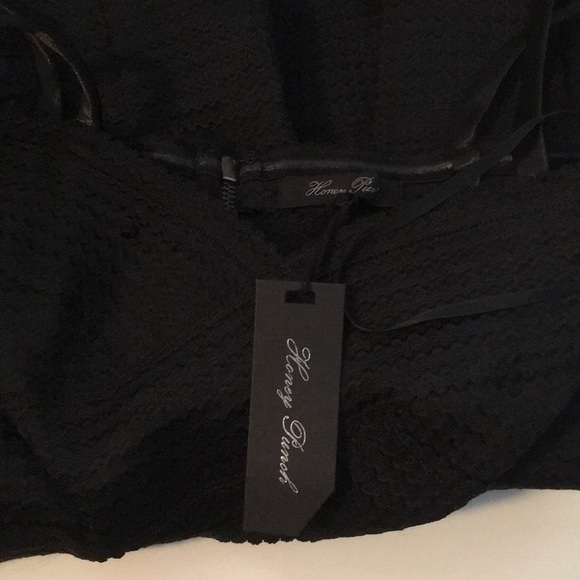 3/$20 Honey Punch Black Dress S - Picture 6 of 6